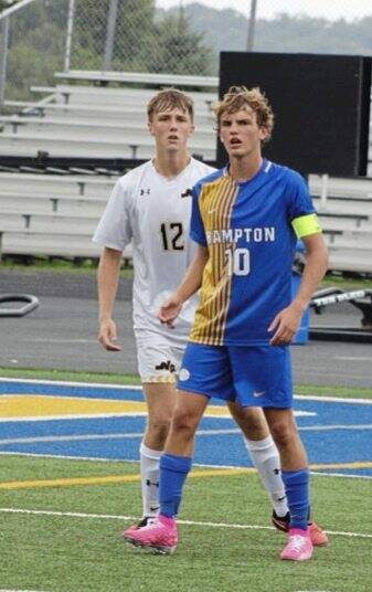 Senior Luke Fiscus finding net for top-ranked Hampton boys