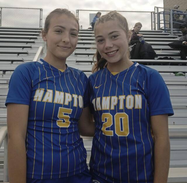 Hampton girls soccer teammates go from fierce rivals to best friends