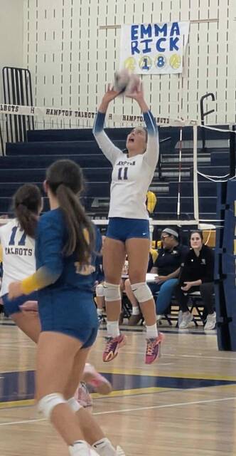 Hampton sophomore sets stage for volleyball team’s formidable front line