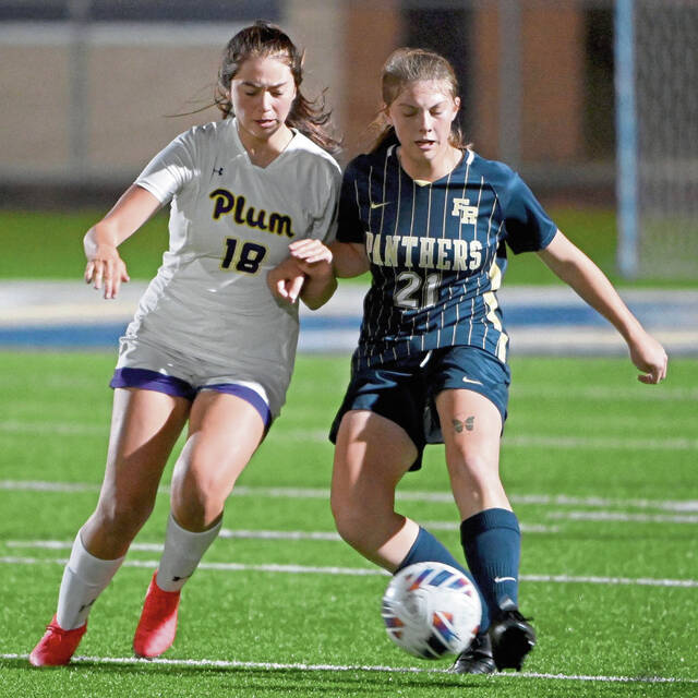Plum sophomore girls soccer player steps into Bigger role with football team