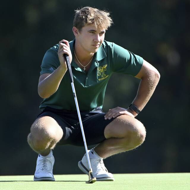 Penn-Trafford’s Turowski likes his position, Plum’s Lorish leads after Day 1 of PIAA golf