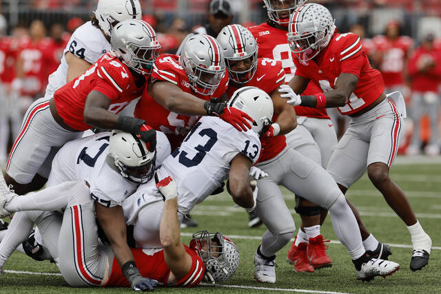 How Kyle McCord, Marvin Harrison Jr. and the rest of Ohio State's offense  graded vs. Maryland 