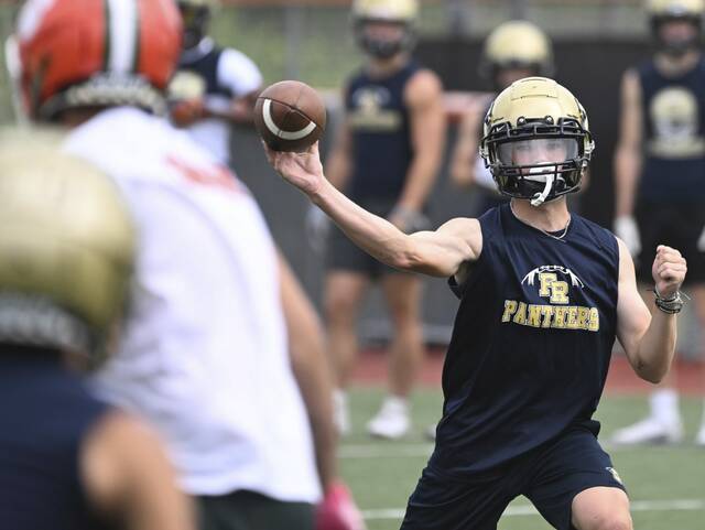 Chase Lemke, Ayden Hudock have become must-watch connection for Franklin Regional