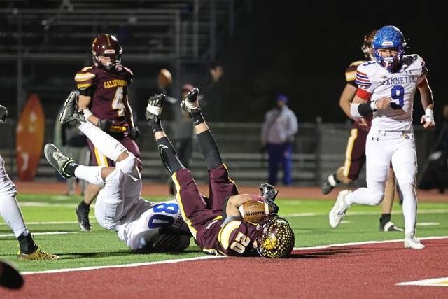 California ground game too much for Jeannette in Class A 1st round