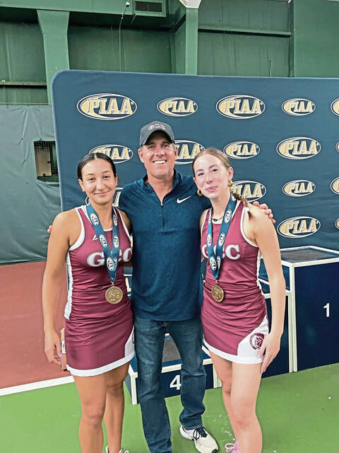 Greensburg Central Catholic girls doubles pair proud of state medal