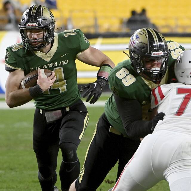 Unlike The Birdie, Belle Vernon football keeps going up