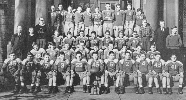 Through the years: Aspinwall claimed 1943 Class B championship