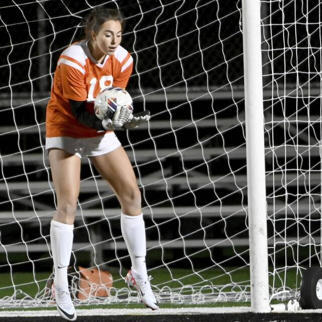 Franklin Regional goalkeeper Aris Lamanna named TribLive Westmoreland girls soccer player of the year