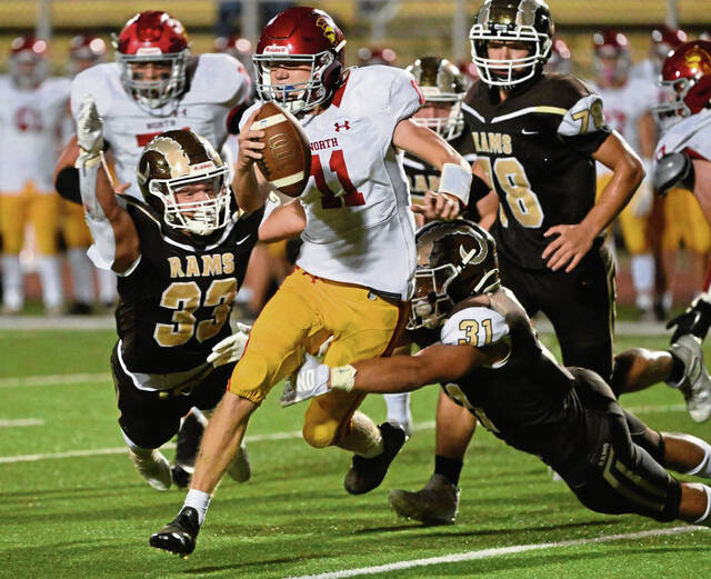 Hard-nosed linebacker Luke Bombalski of Highlands named Valley News Dispatch defensive player of the year