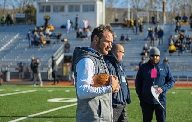 New coach Marty Spieler brings unique resume, complete with a Kelce tie, to South Fayette