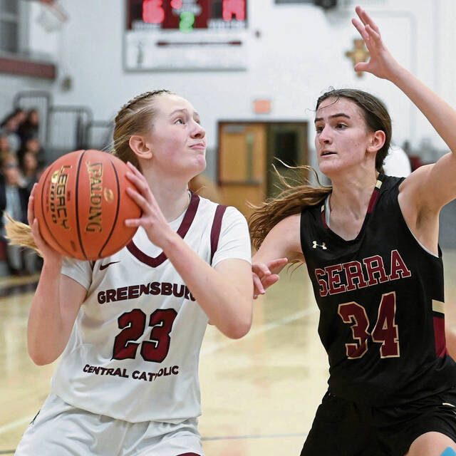 Greensburg CC girls adjust, top Serra Catholic to clinch share of section title