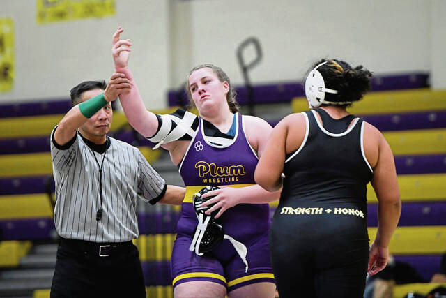Plum girls wrestlers having strong seasons ahead of postseason tournaments