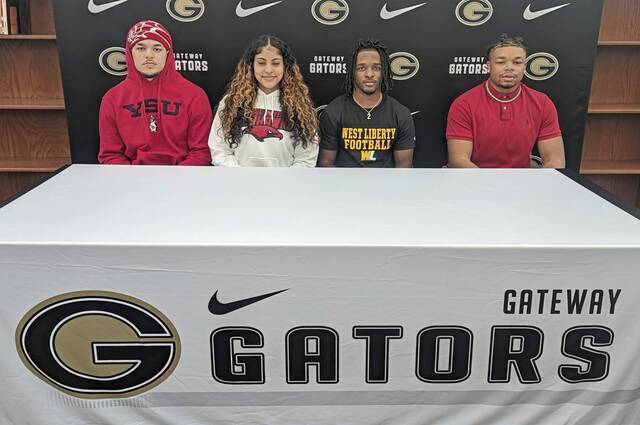 Gateway senior student-athletes celebrate signing letters of intent