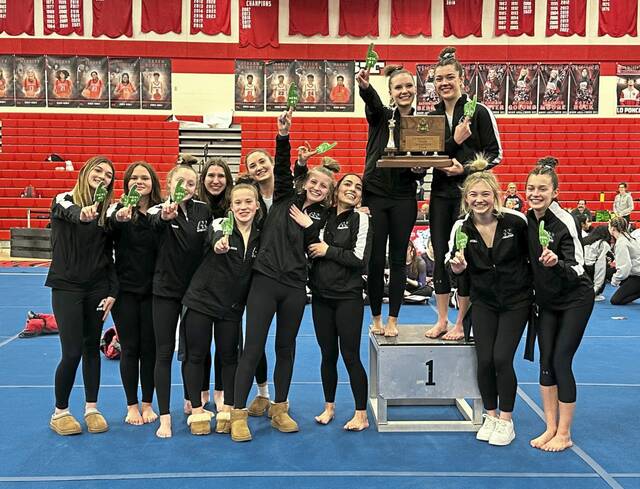 Pine-Richland gets past Moon to win program’s 4th WPIAL team gymnastics title