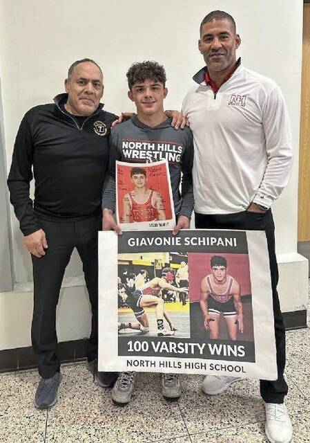 North Hills senior hits 100 career wins, lands on college wrestling radar