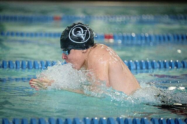 Adlan Hifri making a splash with Quaker Valley swimming in 1st year in United States