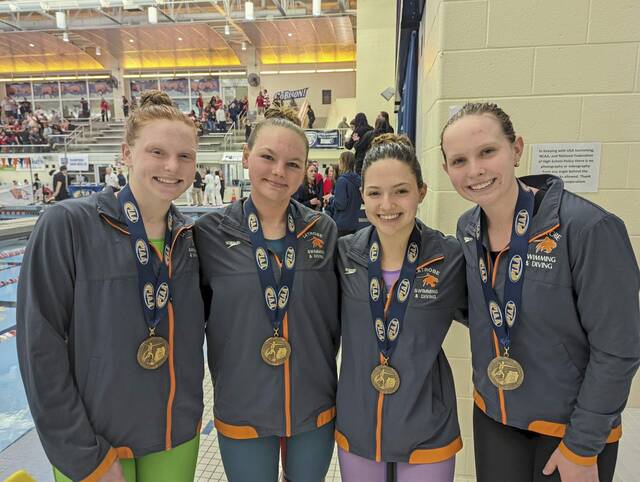 Latrobe relay team outswims seed to earn PIAA medal
