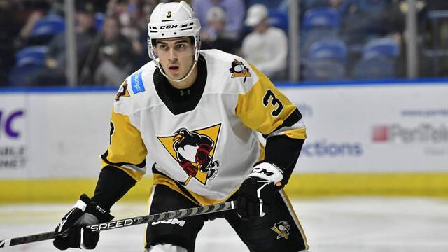 Penguins recall defenseman Jack St. Ivany from Wilkes-Barre/Scranton