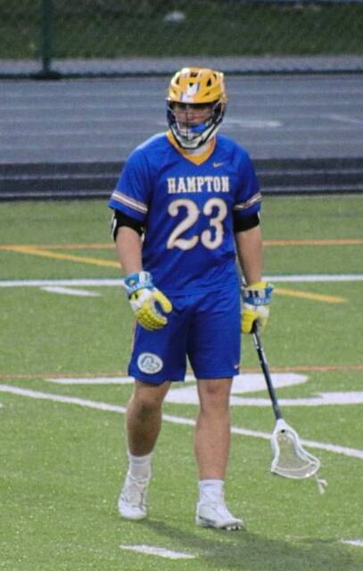 Faced with choice between football, lacrosse at Mount Union, Hampton senior picks both