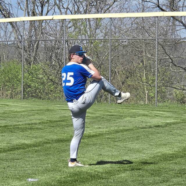 Draft prospect David Shields shows stuff to MLB scouts in win over Norwin