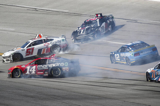 Reddick steals win at Talladega for Michael Jordan as McDowell crashes at  the line | TribLIVE.com