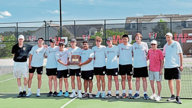 Sewickley Academy celebrates 25th WPIAL boys tennis title