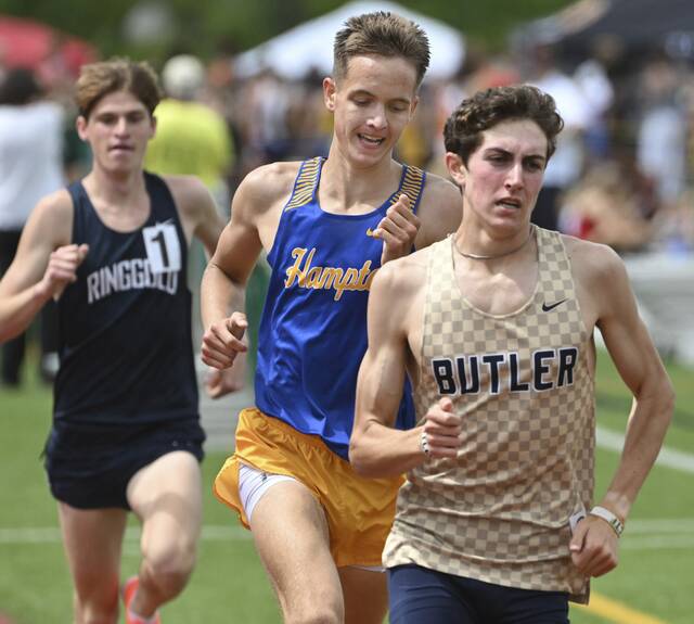 Hampton boys show calm before storm at WPIAL track and field championships