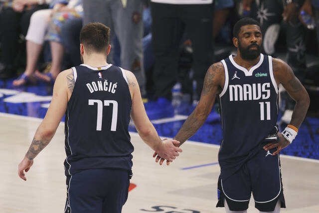 Analysis: Mavericks can topple favored Celtics in NBA Finals if Luka Doncic and Kyrie Irving shine together