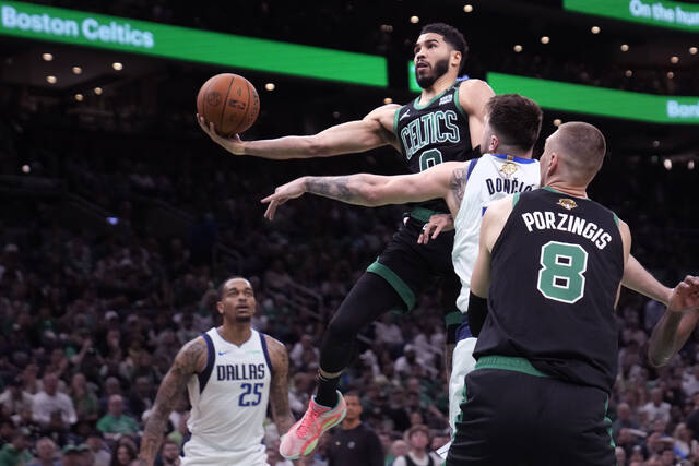 Jayson Tatum knows his shooting numbers aren't great. The Celtics control the NBA Finals anyway