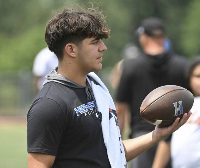 Hempfield QB Dom Detruf sidelined with heart condition, vows to return this season