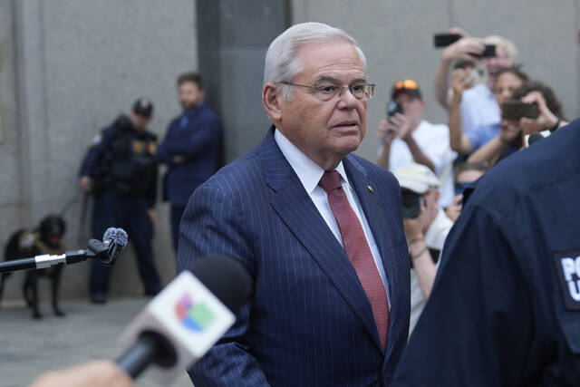U.S. Sen. Bob Menendez of New Jersey is resigning from office following his corruption conviction
