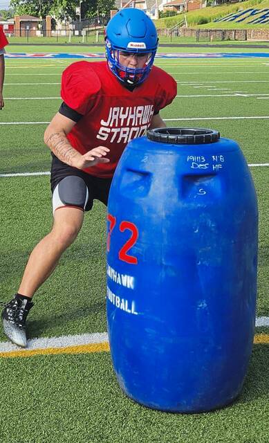 Senior tackle Nick Stuchell brings throwback toughness to Jeannette football
