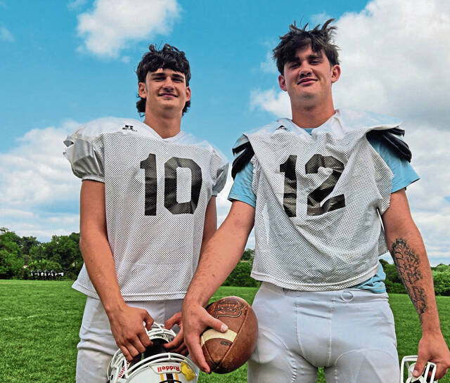 Chismars put aside sibling rivalry, share QB duties at Greensburg Salem
