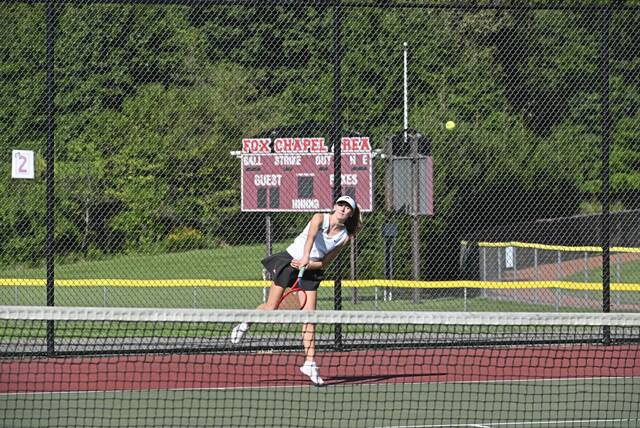 Strong start has Fox Chapel girls tennis in hunt for Section 3-3A title