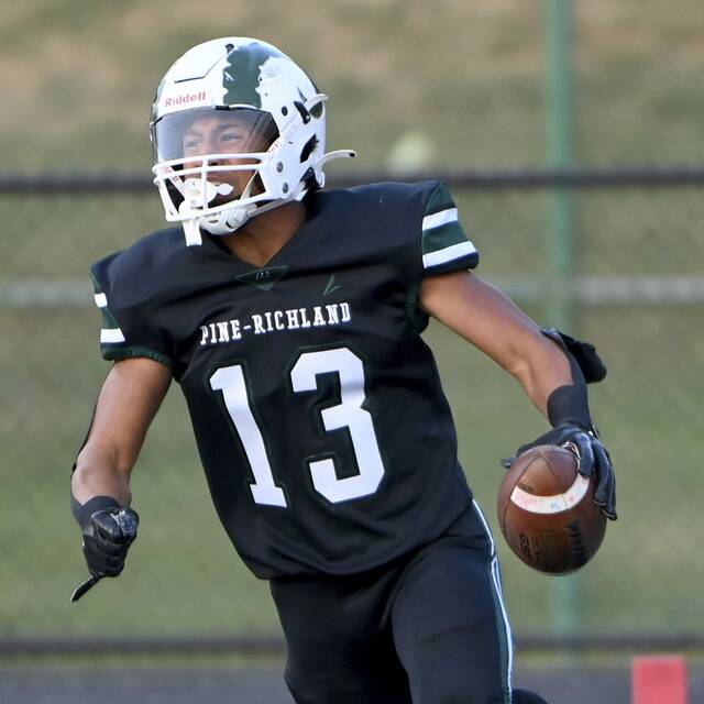 Missing its top 3 running backs, Pine-Richland fends off North Hills in Northeast opener