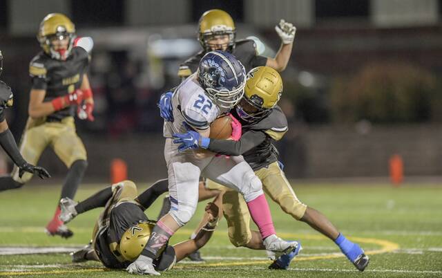 Trey Coury runs 53 times for 266 yards as Burrell tops Valley in rivalry game