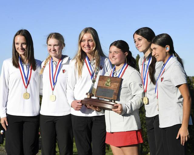 Peters Township girls golf team wins 2nd WPIAL title in row