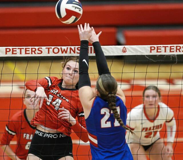 Frazier puts away scrappy St. Joseph to reach WPIAL Class A volleyball finals