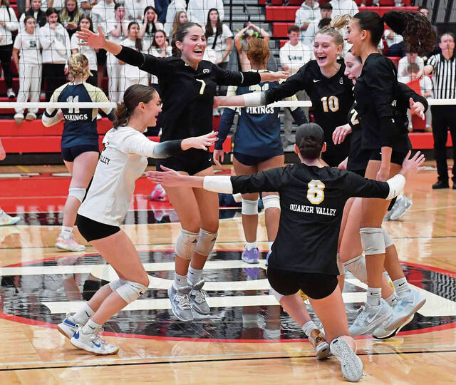 Quaker Valley girls volleyball sweeps through playoffs to win 1st WPIAL title