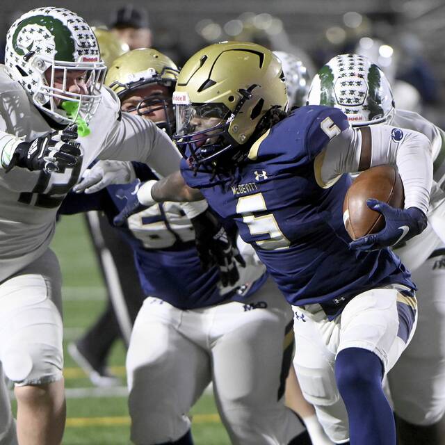 Bishop McDevitt gets physical, runs past Pine-Richland in PIAA Class 5A semifinals