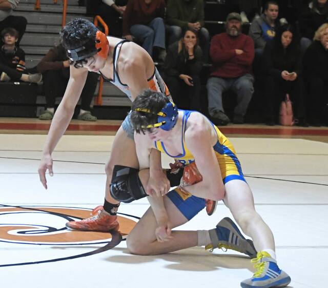 Derry wrestling team edges powerhouse rival Latrobe