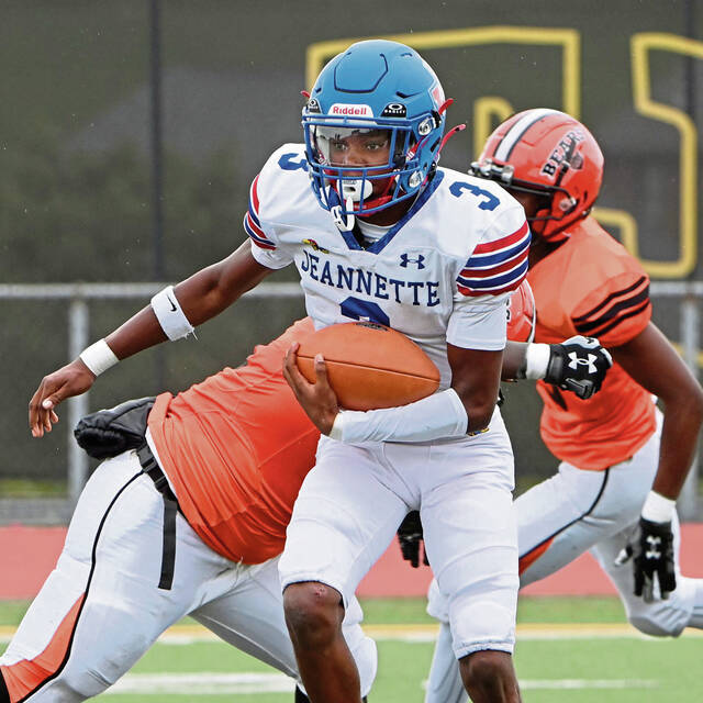 Jeannette’s Kymon’e Brown selected as 2024 TribLive Westmoreland football player of the year