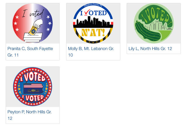 ‘I Voted’ sticker contest voting opens in Allegheny County