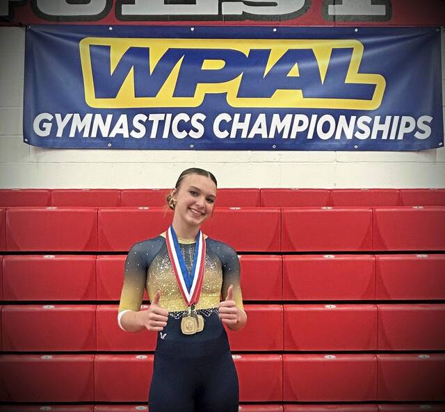 Kiski Area’s Ellie Arnold caps freshman season with WPIAL gymnastics gold