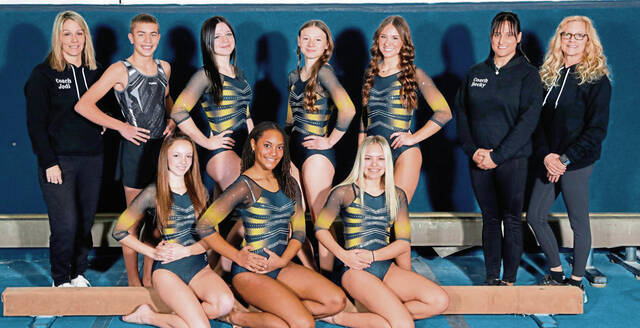 Thomas Jefferson gymnasts celebrate 3rd WPIAL team title