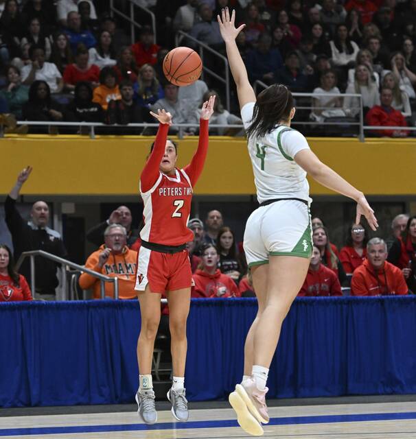 Unflappable Peters Township ends South Fayette’s reign in WPIAL Class 5A title game<span class="headline-video">Video <i class="fa-solid fa-circle-play"></i></span>