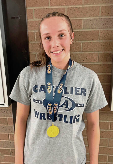 Kiski Area’s Golding earns another girls wrestling regional title as WPIAL fares well