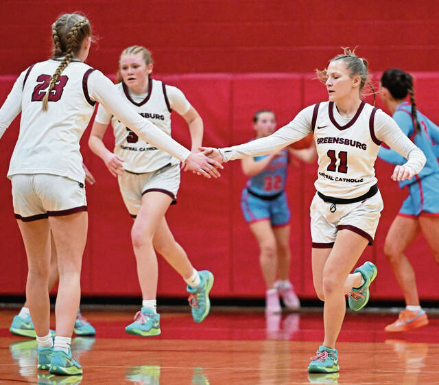 Greensburg Central Catholic girls pull away from Cambria Heights after tight 1st half