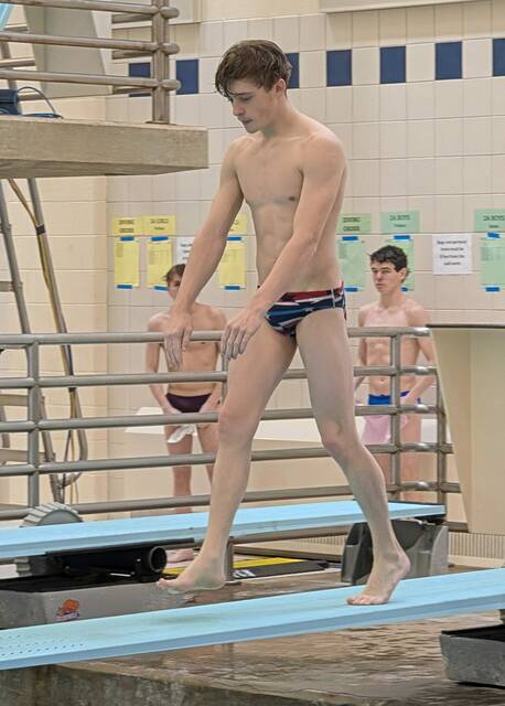 Derry’s Jacob Hauser medals at PIAA Class 2A boys diving finals