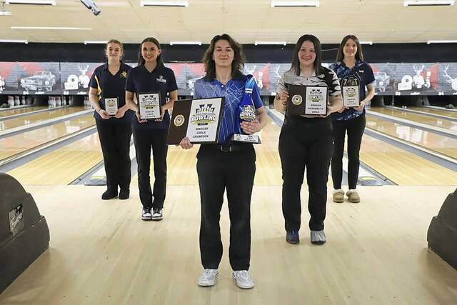 Hempfield’s Amelia Droste wins state bowling championship